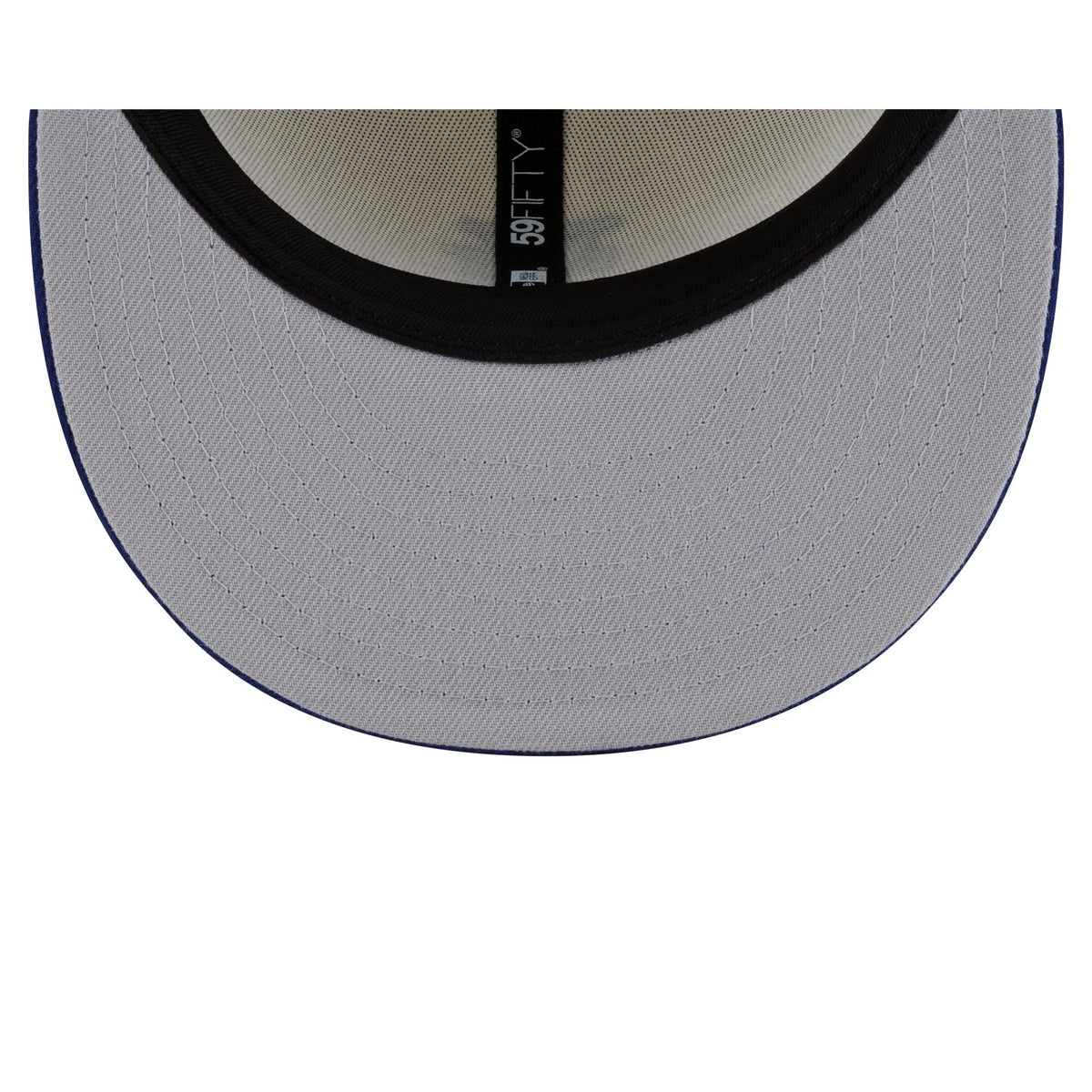Los Angeles Dodgers Upside Down Logo Cream 59FIFTY Fitted Hat