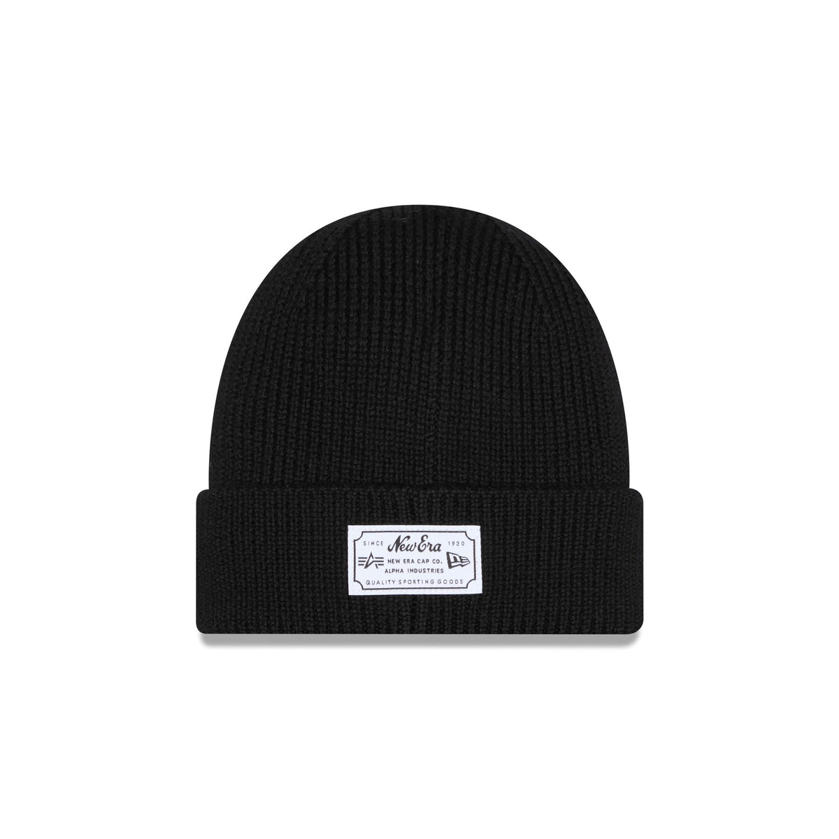 Alpha Industries x San Francisco 49ers Black Cuff Knit Hat