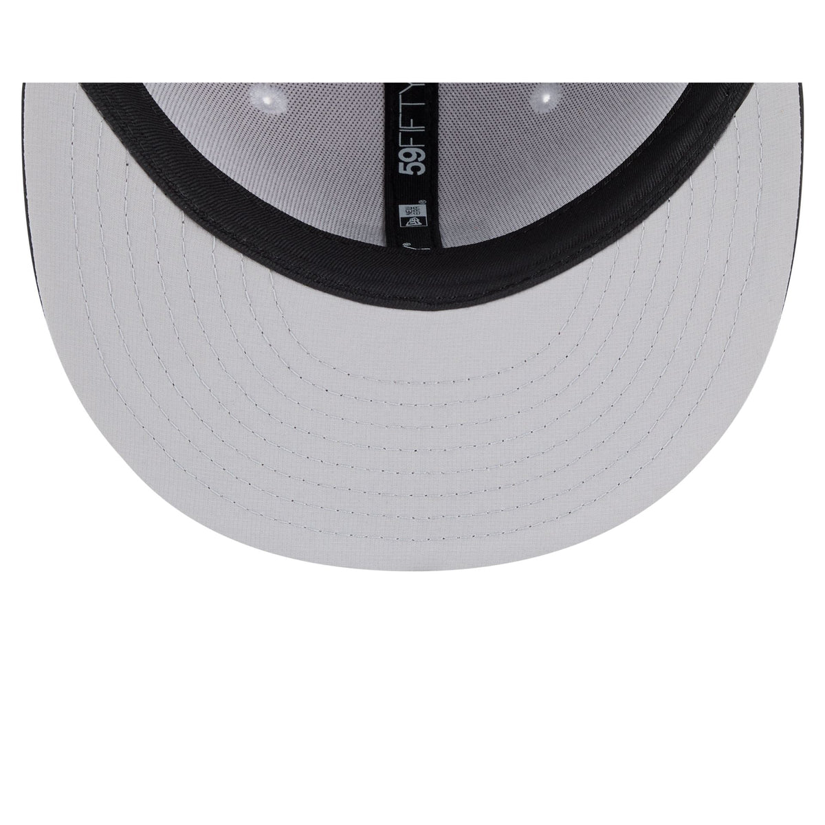 New York Mets 2026 Clubhouse Black & White 59FIFTY Fitted Hat
