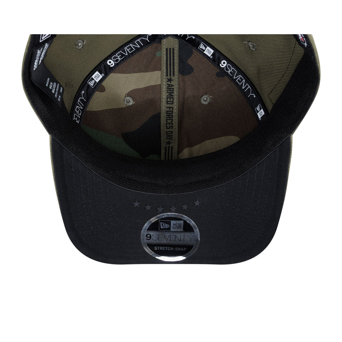 Seattle Mariners Armed Forces Day 2026 9SEVENTY Stretch-Snap Hat