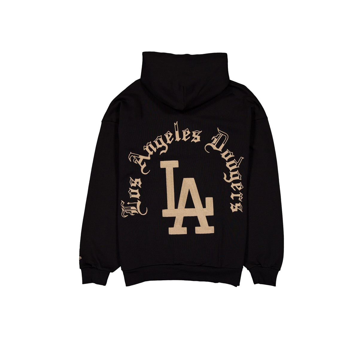 Los Angeles Dodgers Gothic Lettering Black Hoodie