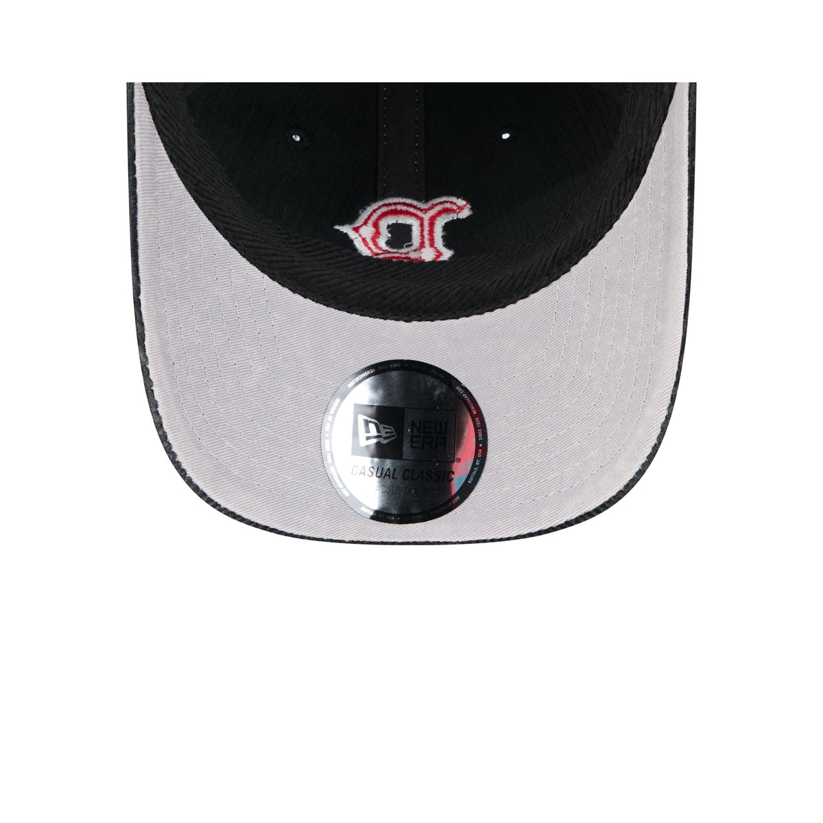 Boston Red Sox Washed Black Corduroy Casual Classic Adjustable Hat