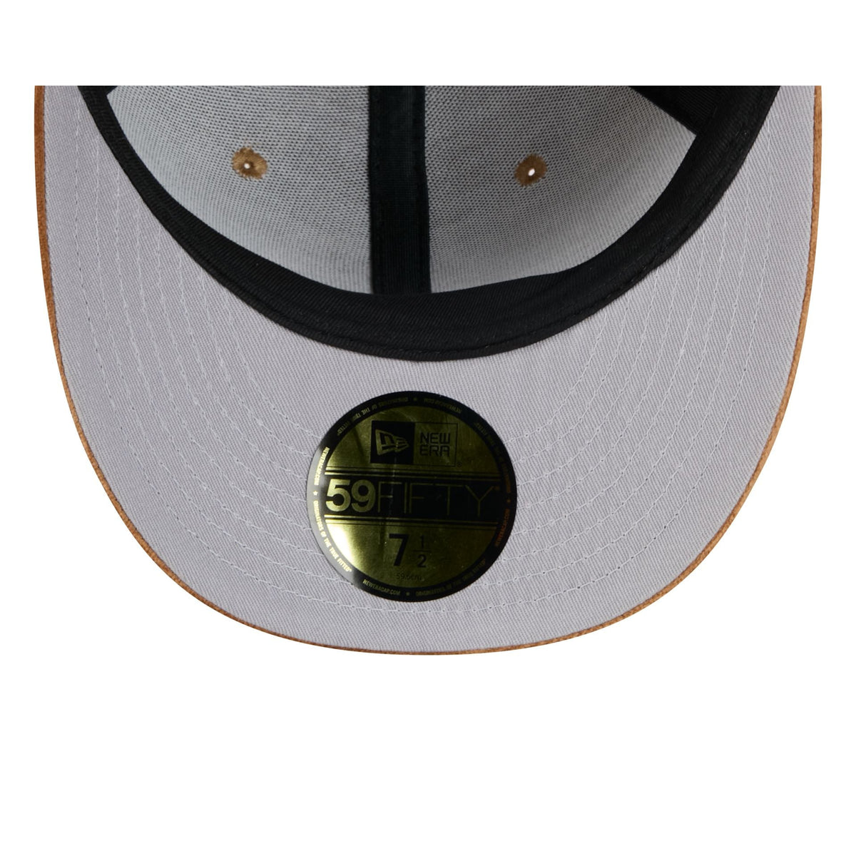 Detroit Tigers Moon Brisbane Moss Brown Visor 59FIFTY Fitted Hat