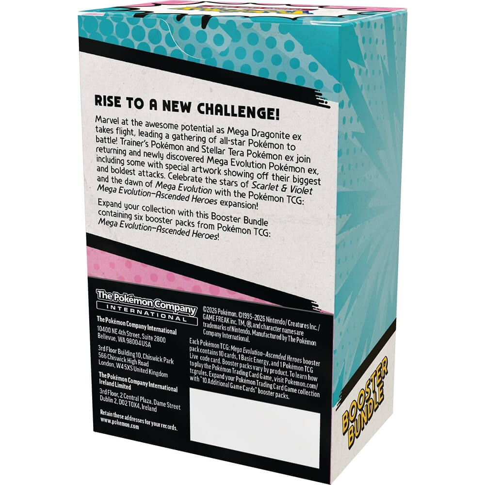 🔥2026 Christmas Gift🎄: Mega Evolution - Ascended Heroes Booster Bundle (6)