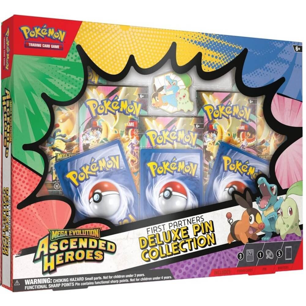 🔥2026 Christmas Gift🎄: Mega Evolution - Ascended Heroes First Partners Deluxe Pin Collection