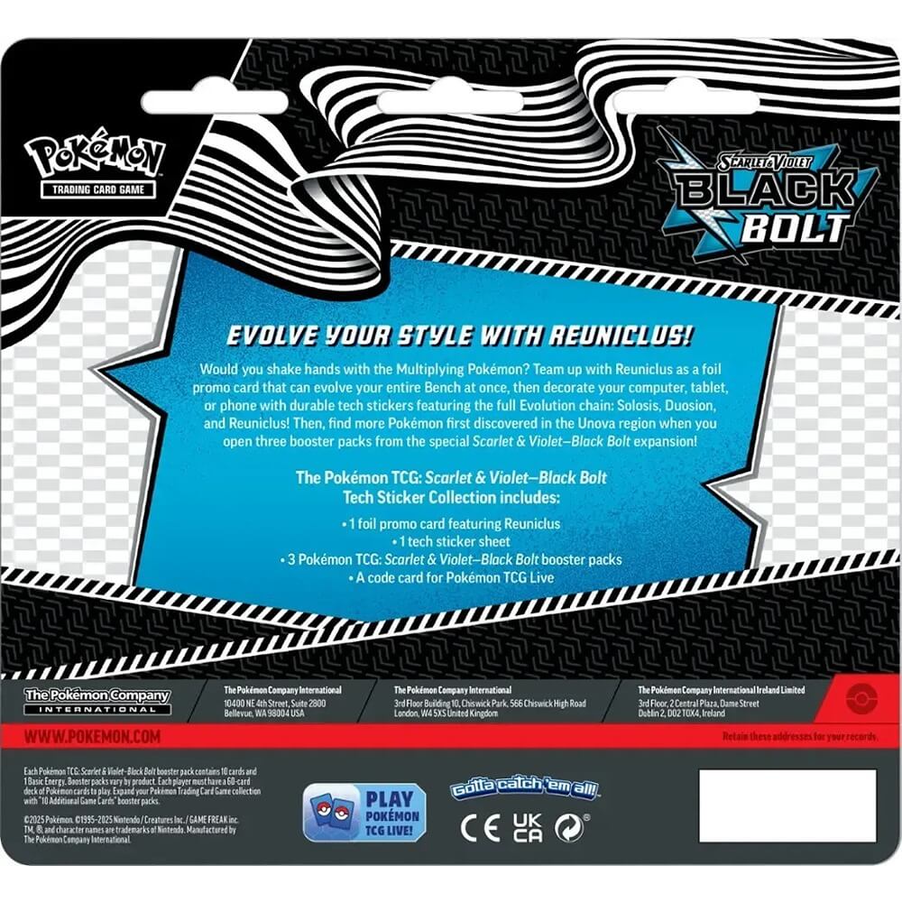 🔥2026 Christmas Gift🎄: Scarlet & Violet - Black Bolt Tech Sticker Collection