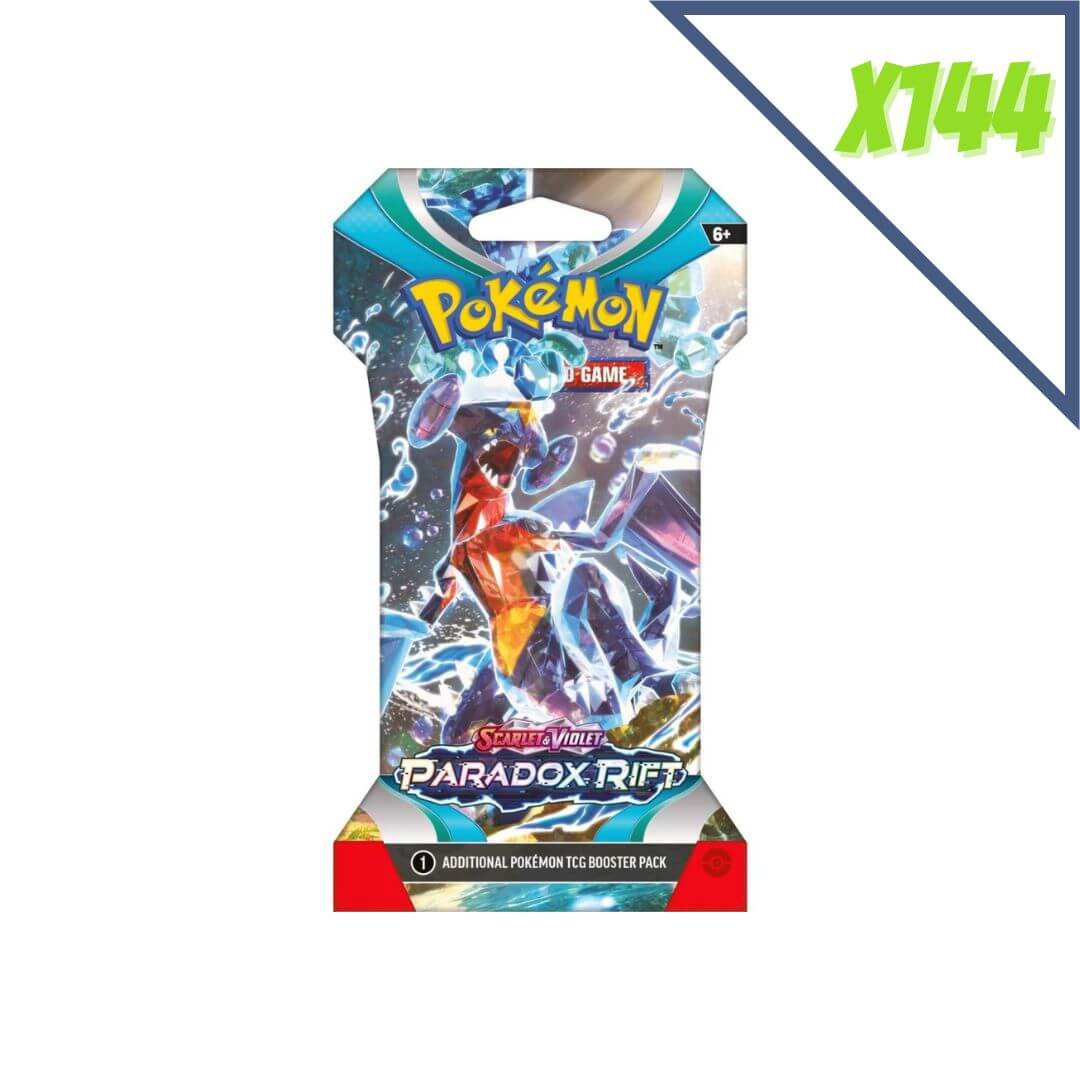 🔥2026 Christmas Gift🎄: Scarlet & Violet - Paradox Rift Sleeved Booster Pack Case (144)