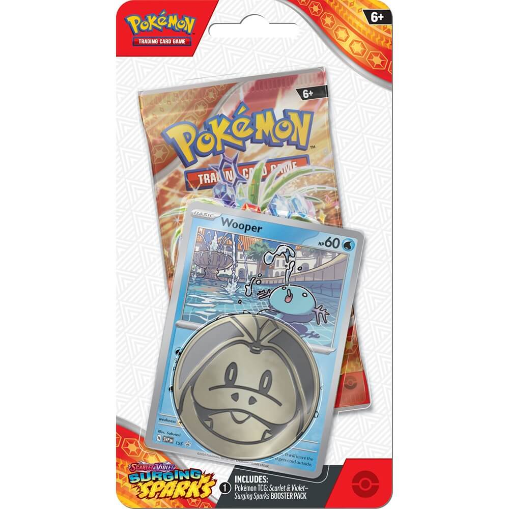 🔥2026 Christmas Gift🎄: Scarlet & Violet - Surging Sparks Checklane Blister Pack (Wooper)