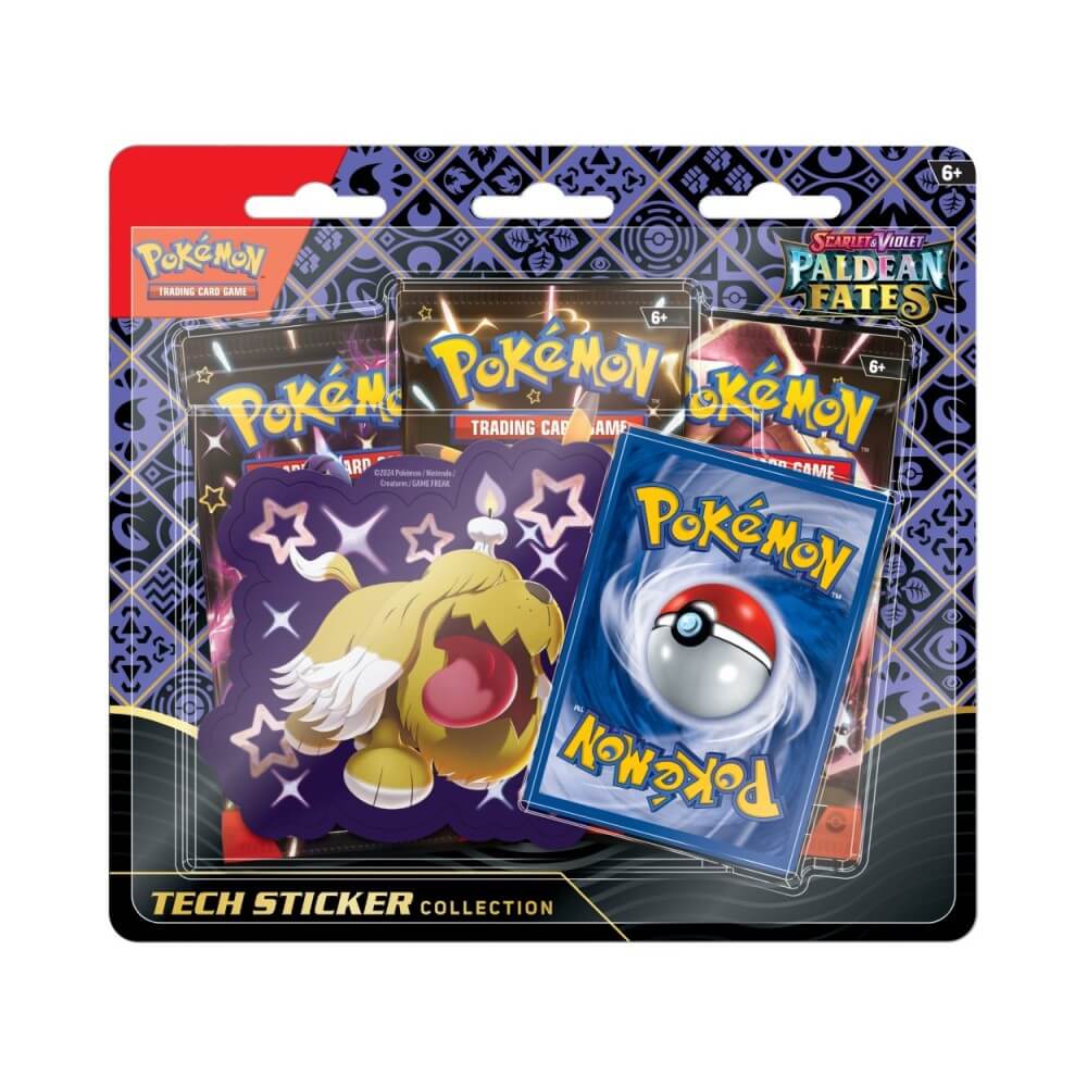 🔥2026 Christmas Gift🎄: Scarlet & Violet - Paldean Fates Tech Sticker Collection Blister (Shiny Greavard)