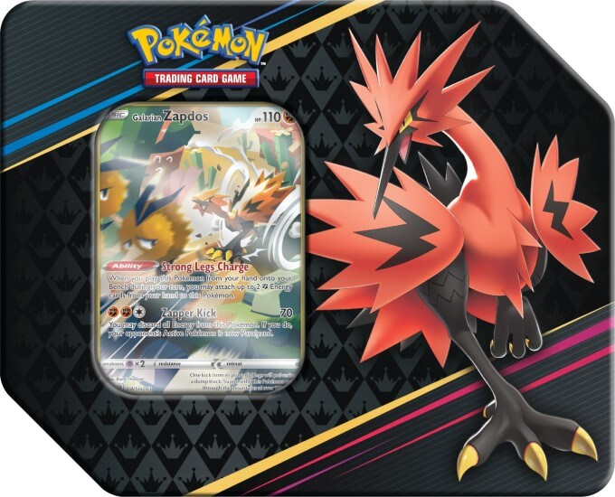 🔥2026 Christmas Gift🎄: Sword & Shield - Crown Zenith - Tin (Galarian Zapdos)