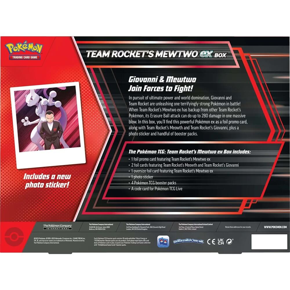 🔥2026 Christmas Gift🎄: Team Rocket's Mewtwo ex Box