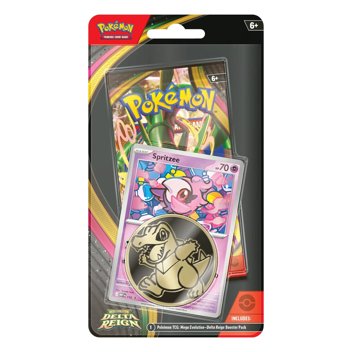 🔥2026 Christmas Gift🎄: Mega Evolution - Delta Reign Checklane Blister Pack (Spritzee) (Pre-Order)