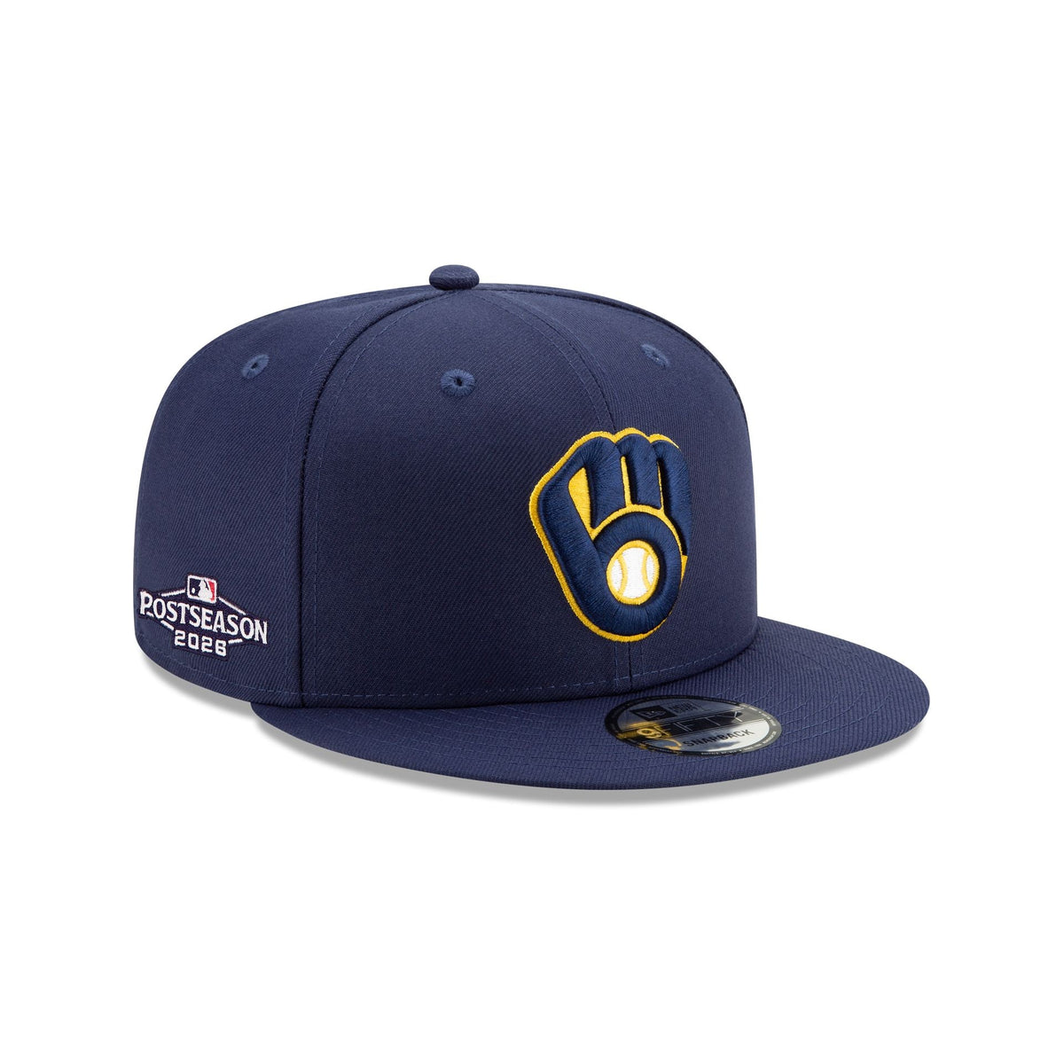 Milwaukee Brewers 2026 Postseason Side Patch 9FIFTY Snapback Hat