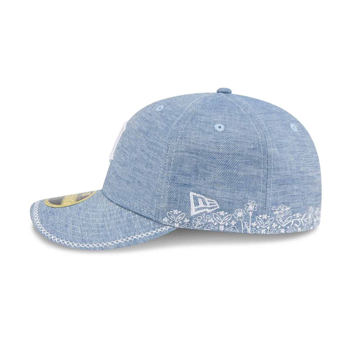 Detroit Tigers Hand Stitched Chambray Low Profile 59FIFTY Fitted Hat