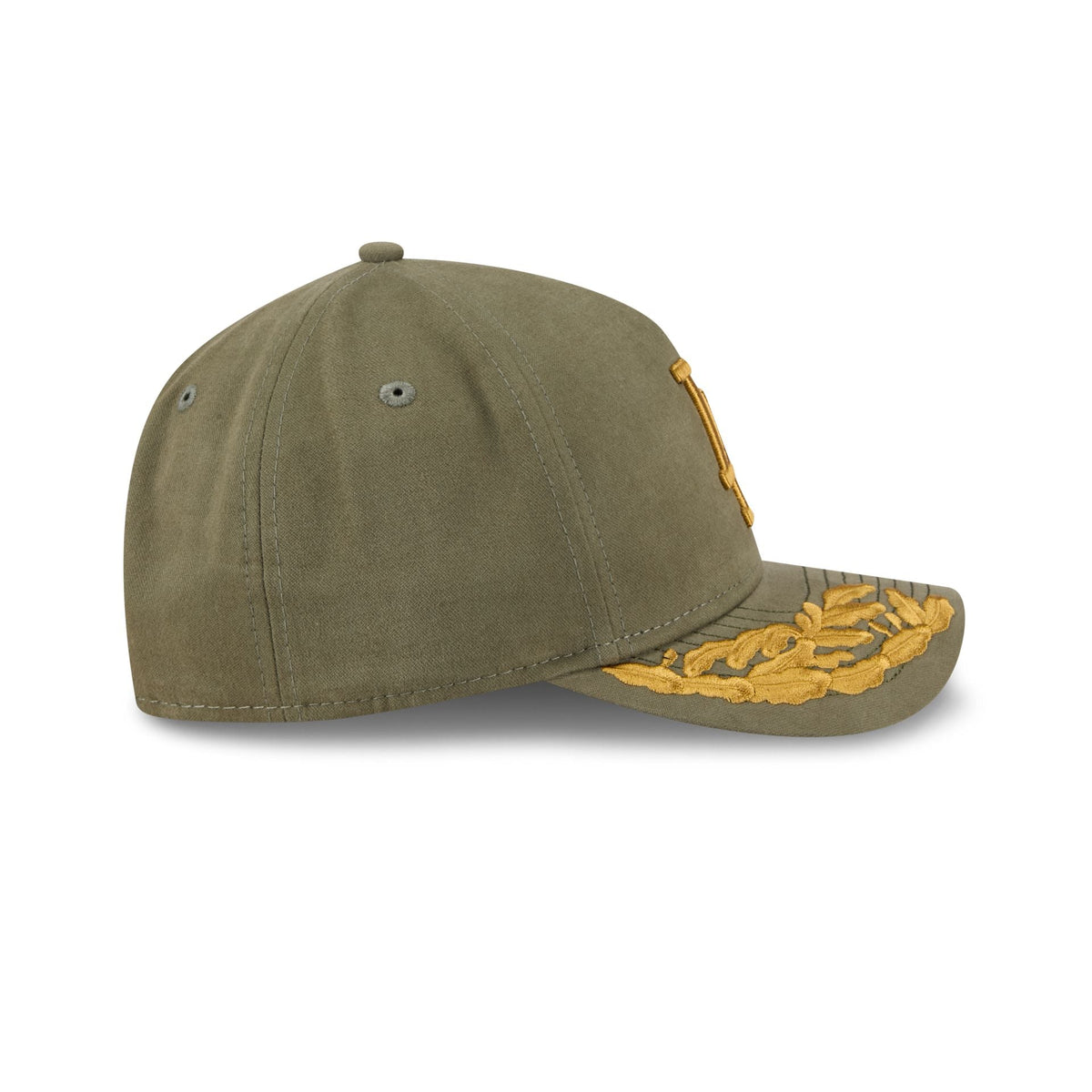 Alpha Industries x Los Angeles Dodgers Olive Green 9FORTY M-Crown A-Frame Snapback Hat
