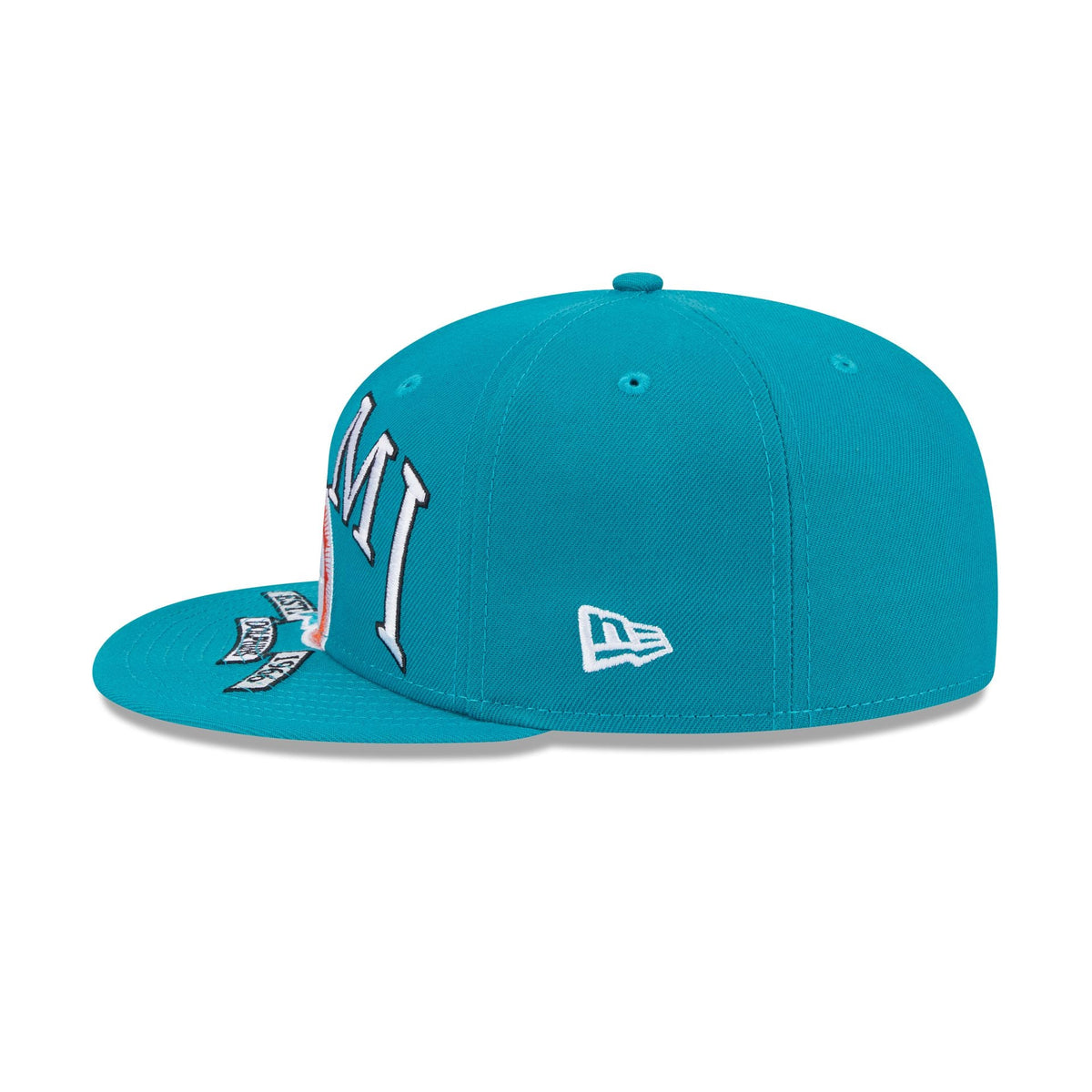 Miami Dolphins Oversized 59FIFTY Fitted Hat