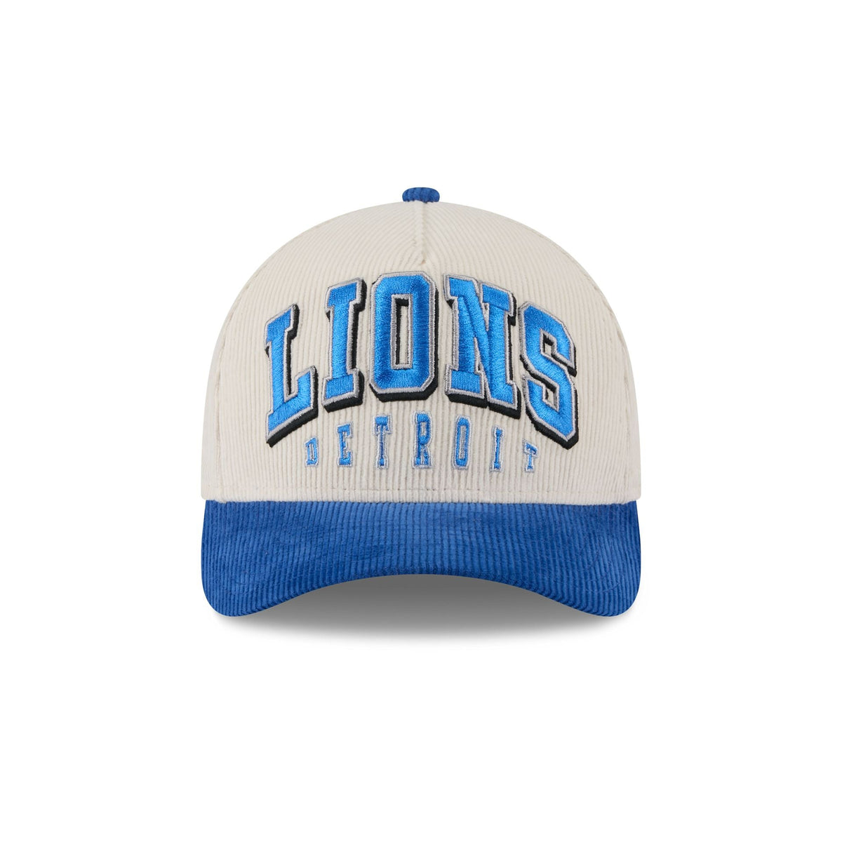 Detroit Lions Stacked Corduroy 9FORTY M-Crown A-Frame Snapback Hat