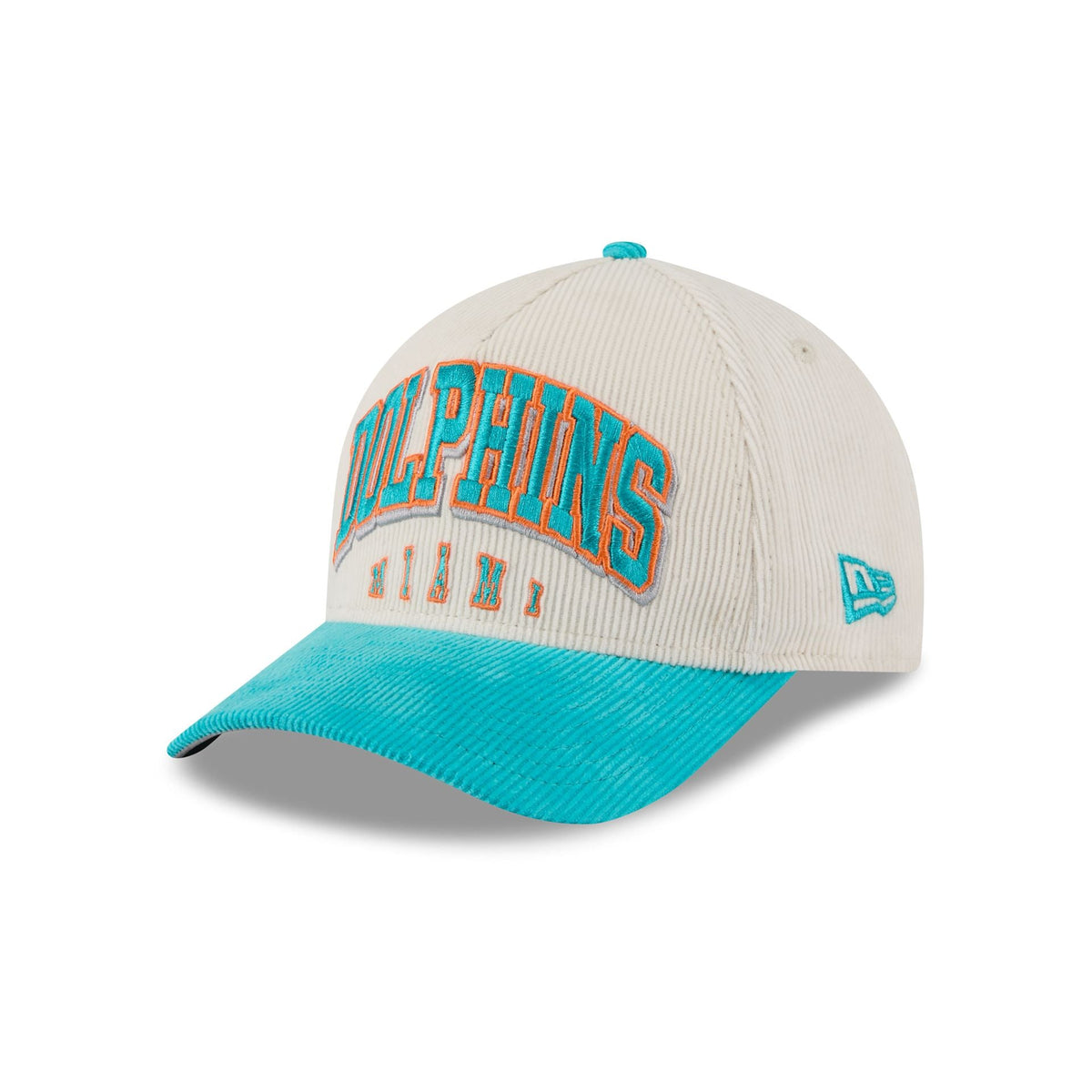 Miami Dolphins Stacked Corduroy 9FORTY M-Crown A-Frame Snapback Hat
