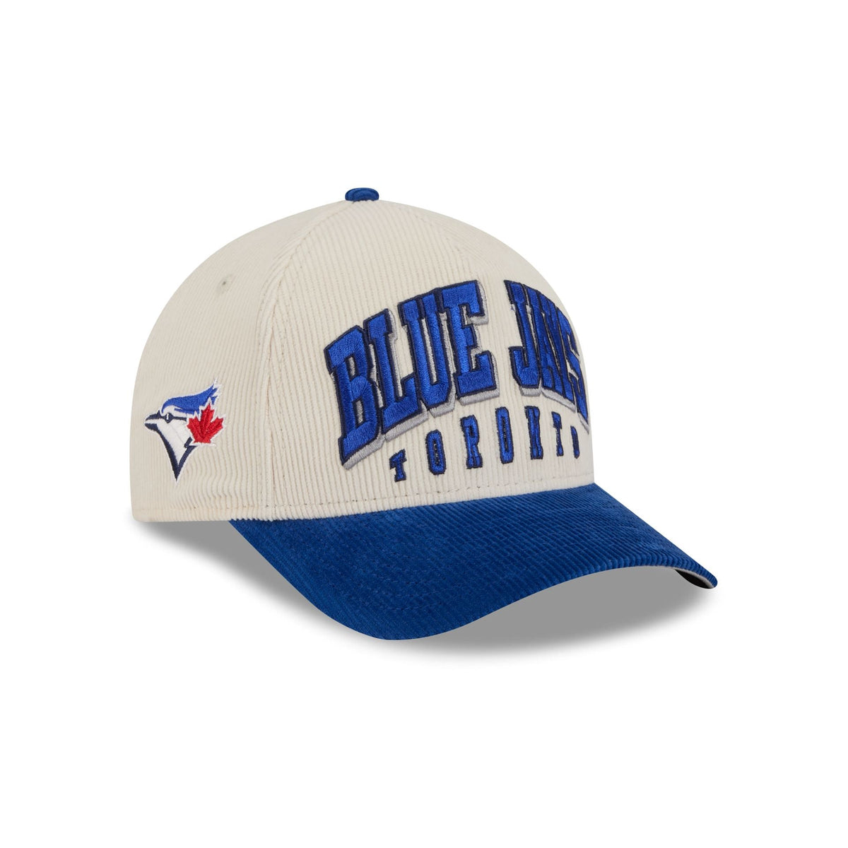 Toronto Blue Jays Stacked Corduroy 9FORTY M-Crown A-Frame Snapback Hat