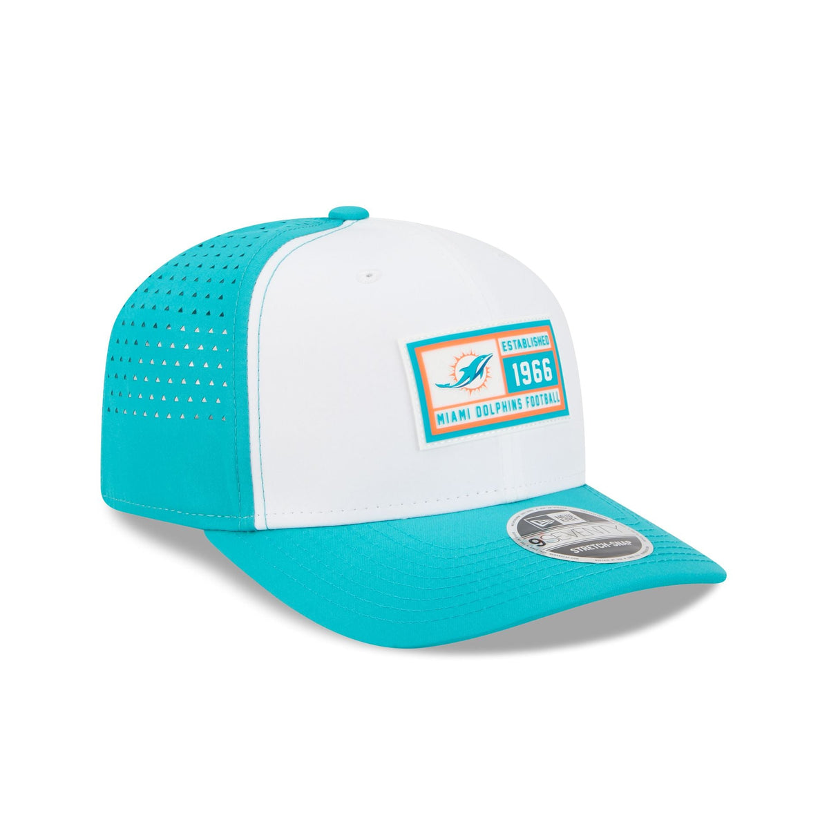 Miami Dolphins Est. Patch 9SEVENTY Stretch-Snap Hat