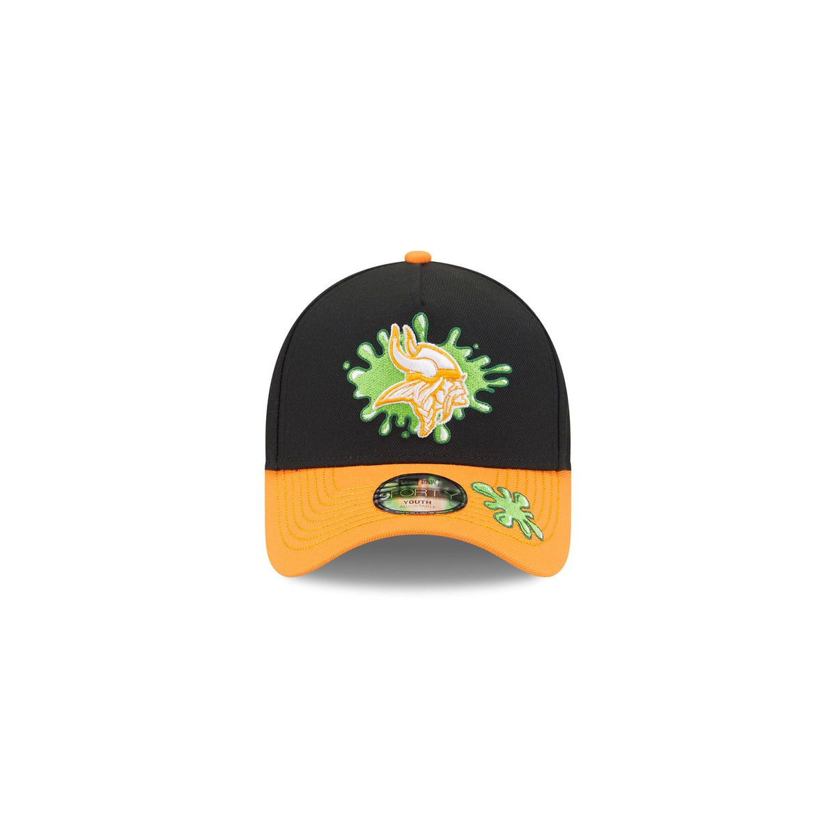 Nickelodeon Slime x Minnesota Vikings Kids 9FORTY A-Frame Snapback Hat