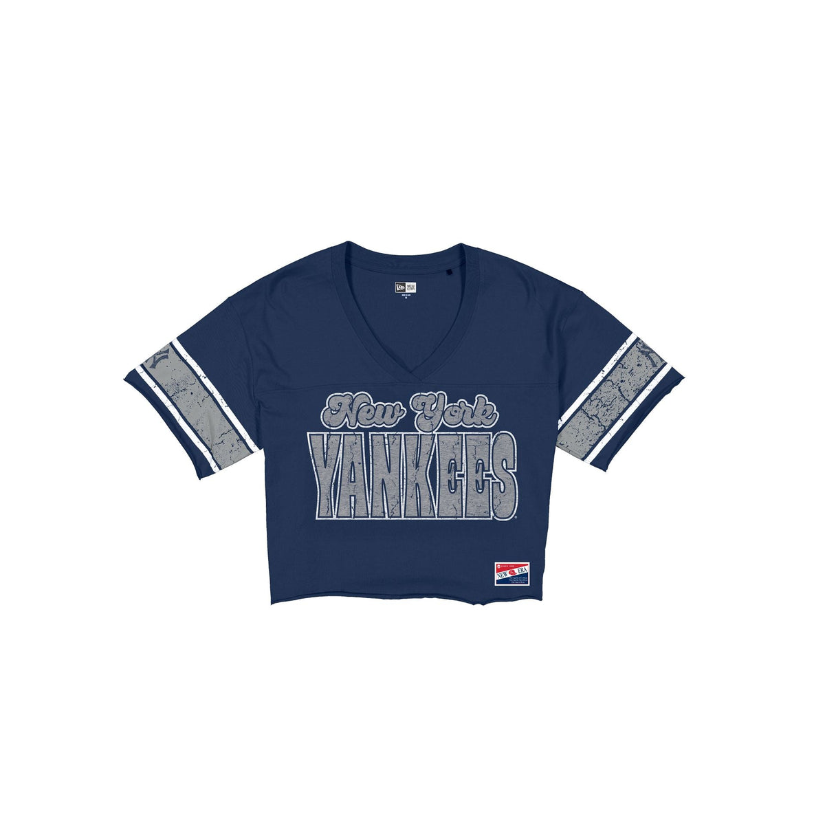 New York Yankees Throwback Women's Cropped T-Shirt