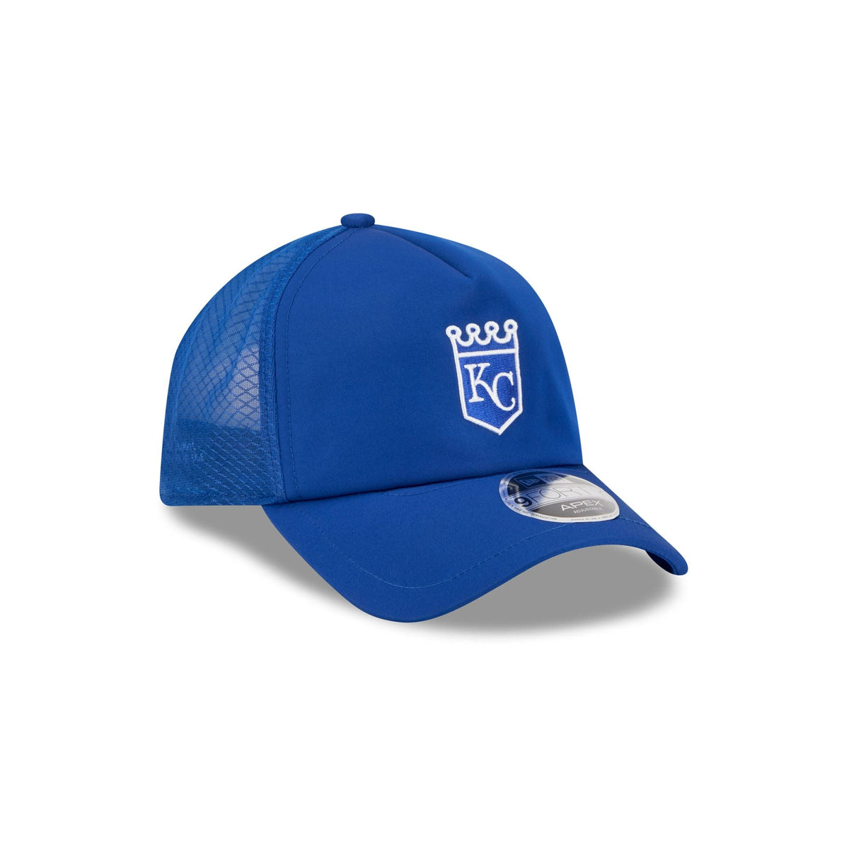 Kansas City Royals 2026 Batting Practice Alt Crown 9FORTY APEX Trucker Hat