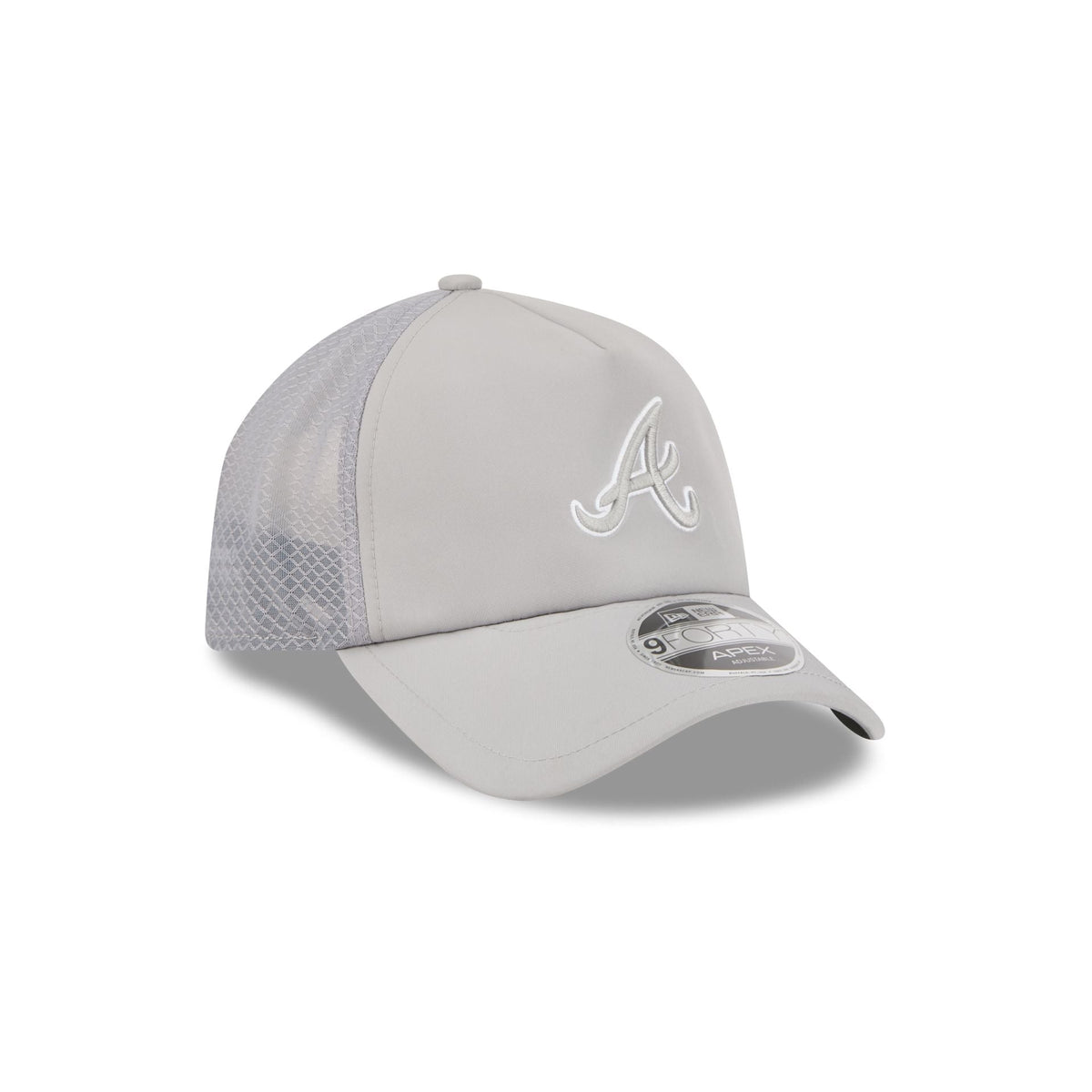 Atlanta Braves 2026 Batting Practice Gray 9FORTY APEX Trucker Hat