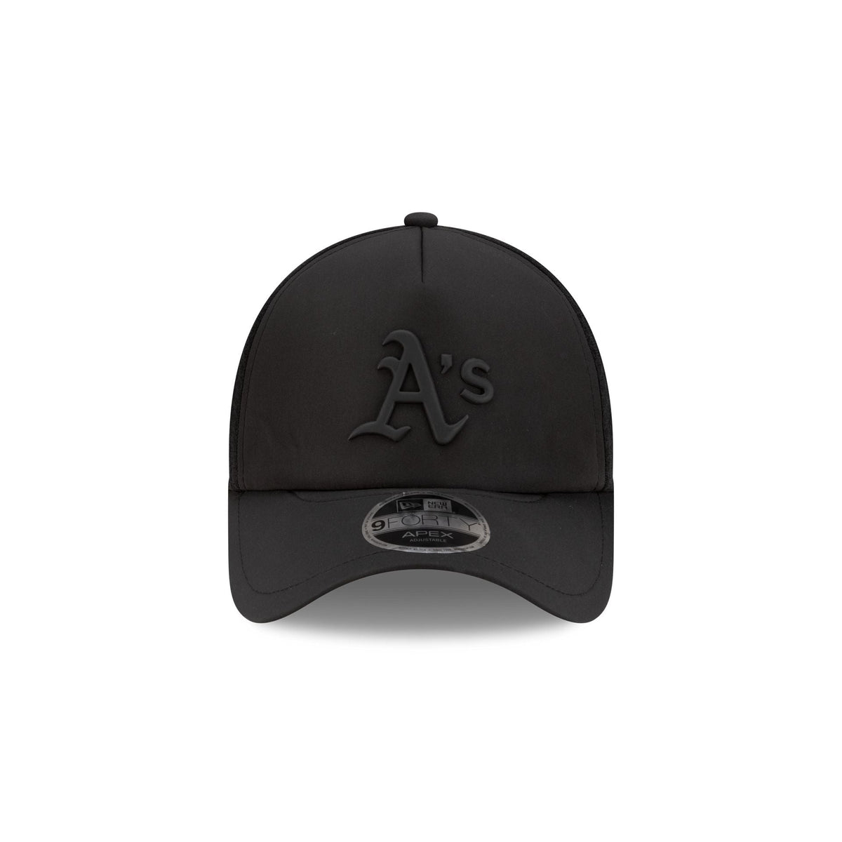 Athletics 2026 Batting Practice Black 9FORTY APEX Trucker Hat