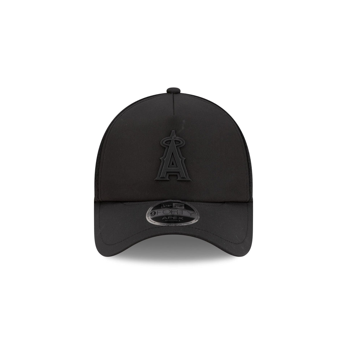 Los Angeles Angels 2026 Batting Practice Black 9FORTY APEX Trucker Hat