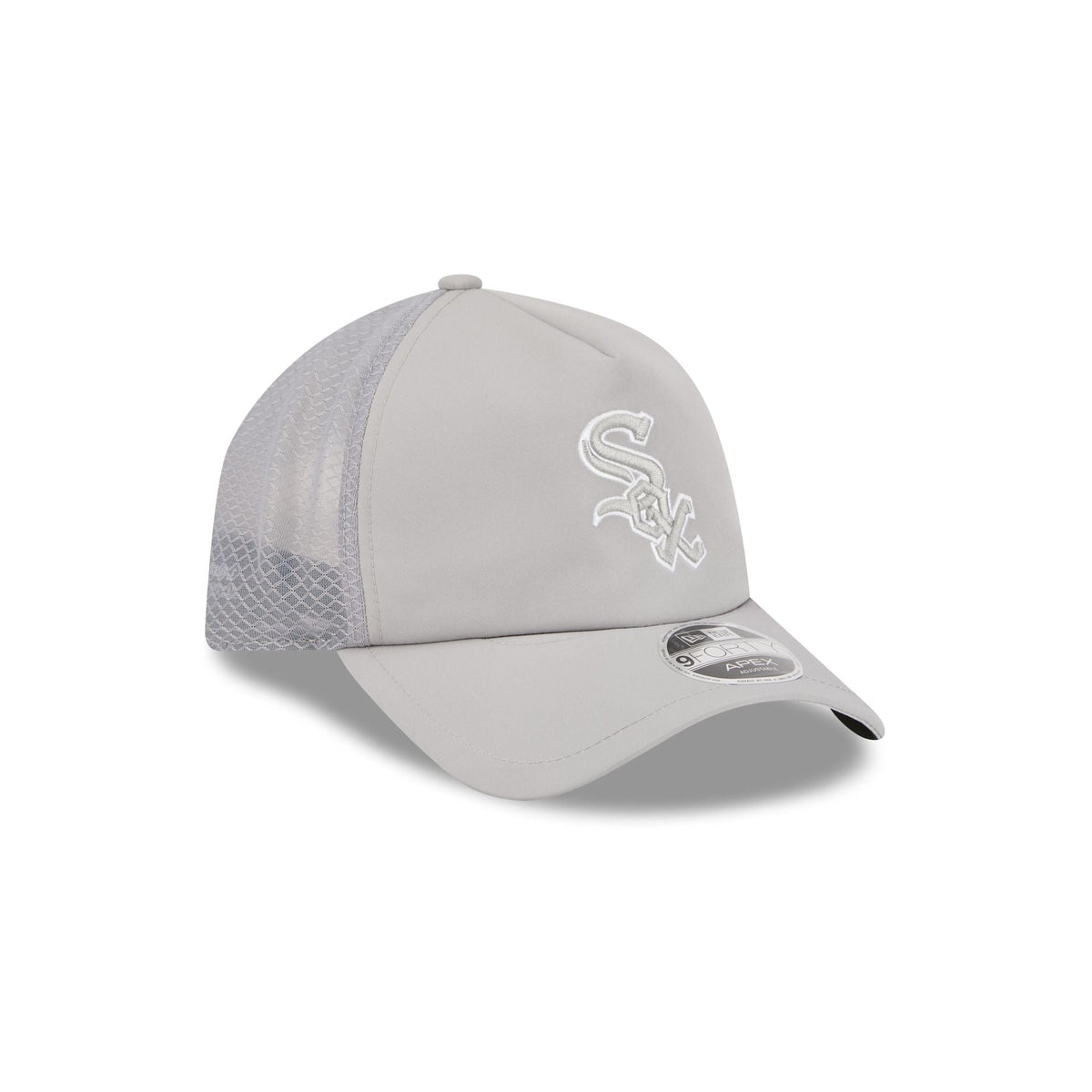 Chicago White Sox 2026 Batting Practice Gray 9FORTY APEX Trucker Hat