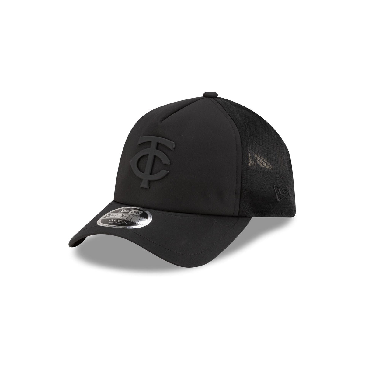 Minnesota Twins 2026 Batting Practice Black 9FORTY APEX Trucker Hat