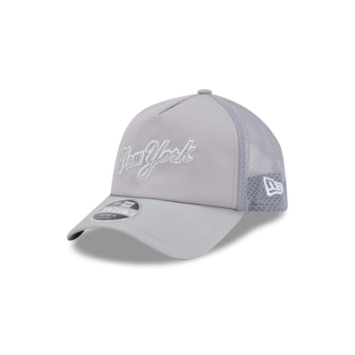 New York Mets 2026 Batting Practice Gray 9FORTY APEX Trucker Hat