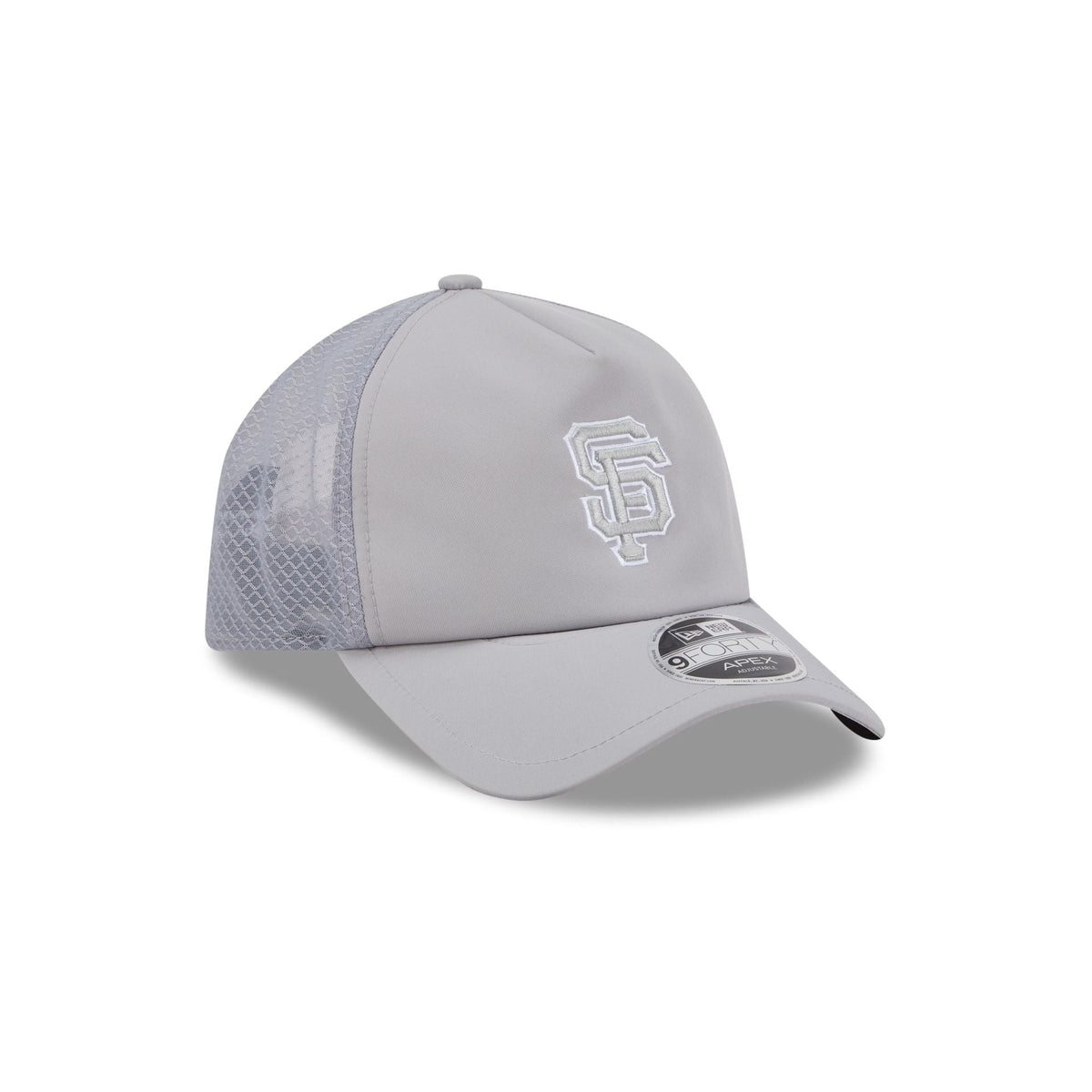 San Francisco Giants 2026 Batting Practice Gray 9FORTY APEX Trucker Hat