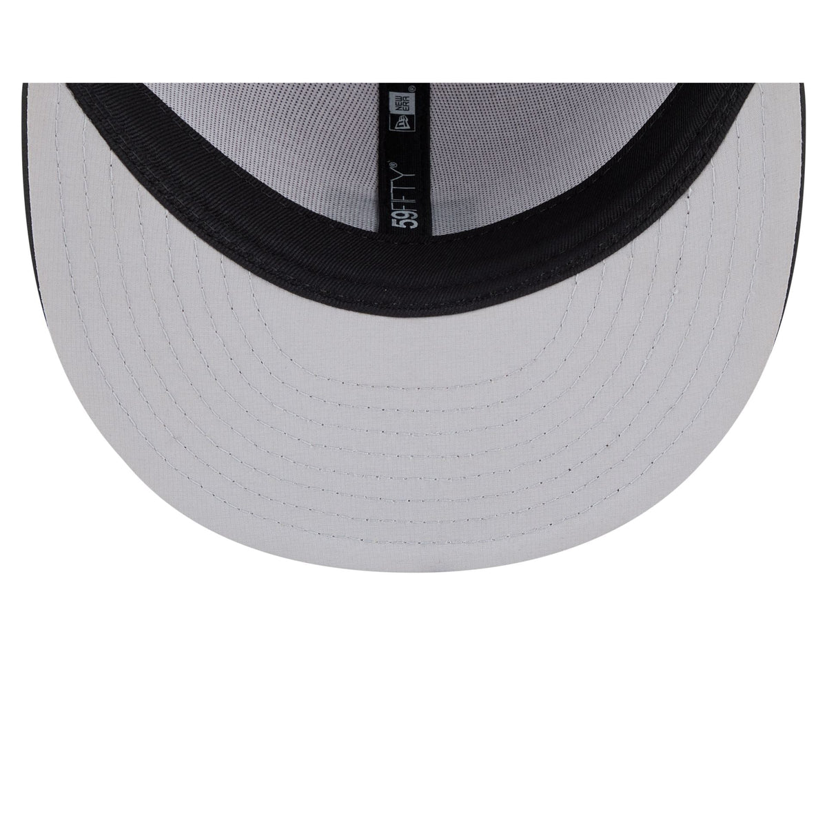 Miami Marlins 2026 Clubhouse Black & White 59FIFTY Fitted Hat