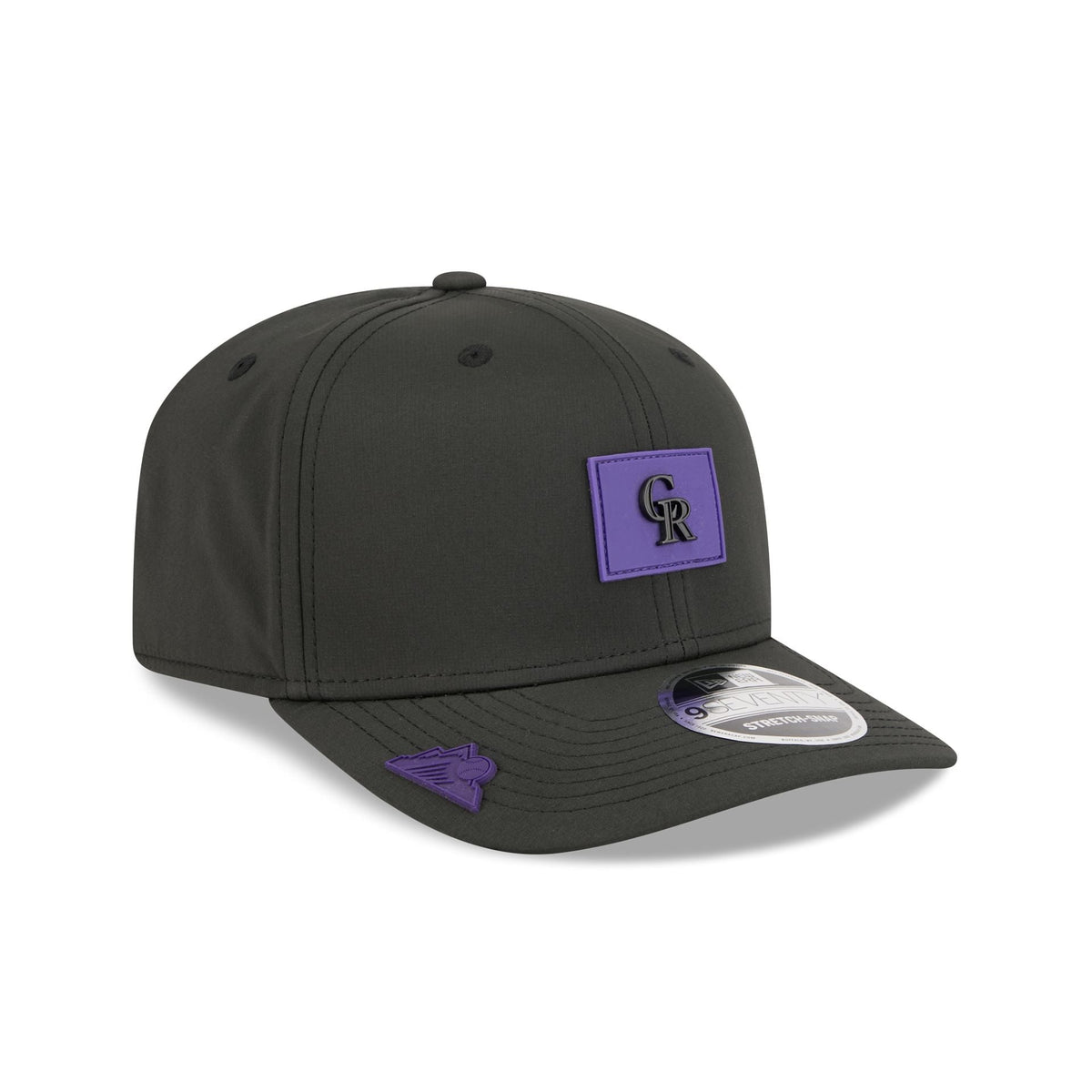 Colorado Rockies 2026 Clubhouse 9SEVENTY Stretch-Snap Hat