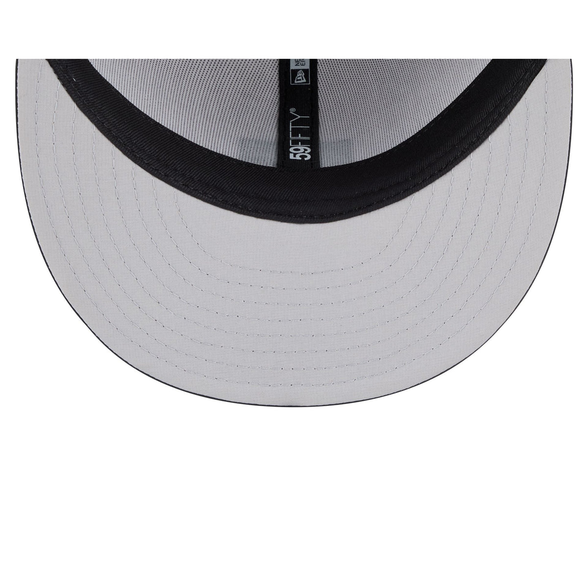 Tampa Bay Rays 2026 Clubhouse Black & White 59FIFTY Fitted Hat