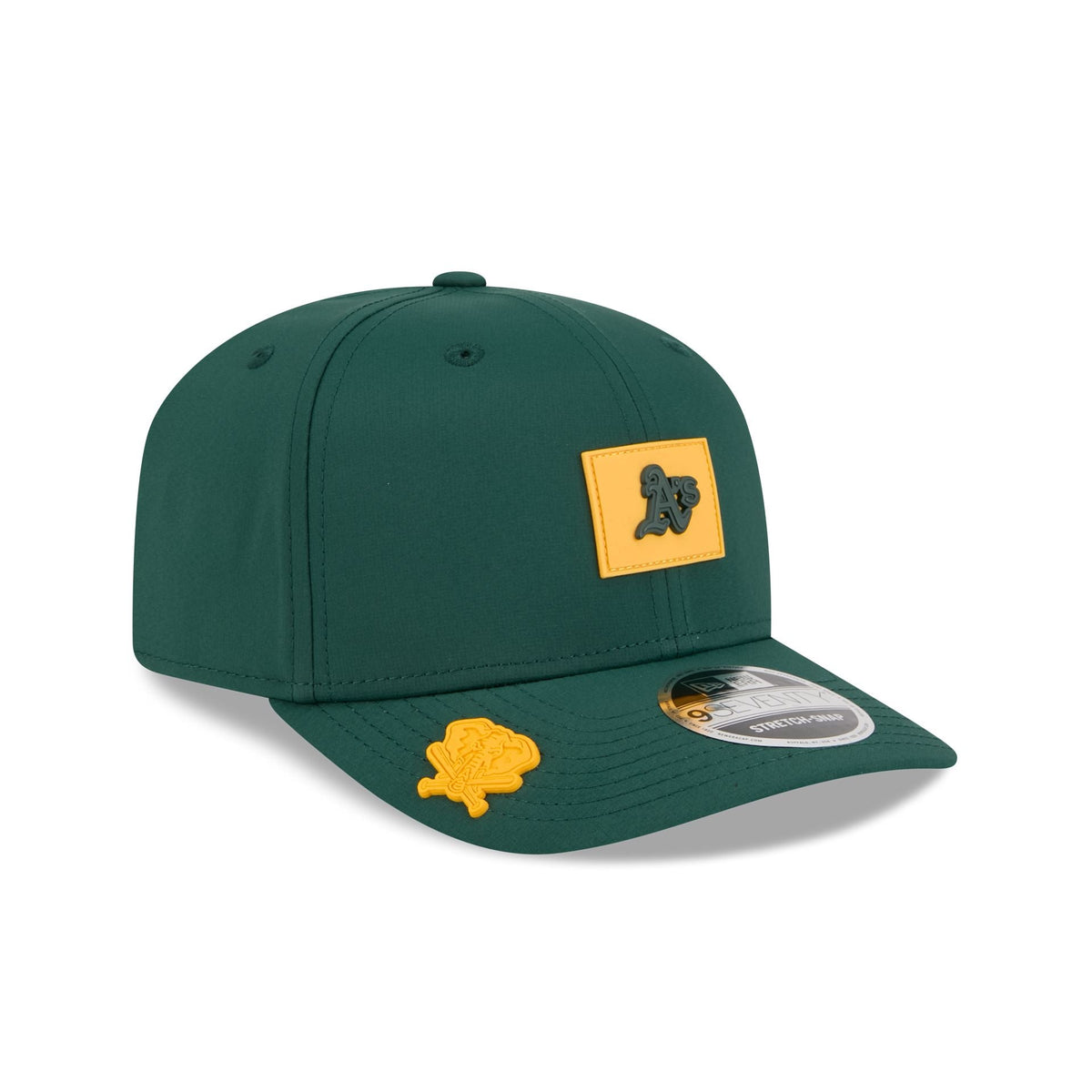Athletics 2026 Clubhouse 9SEVENTY Stretch-Snap Hat
