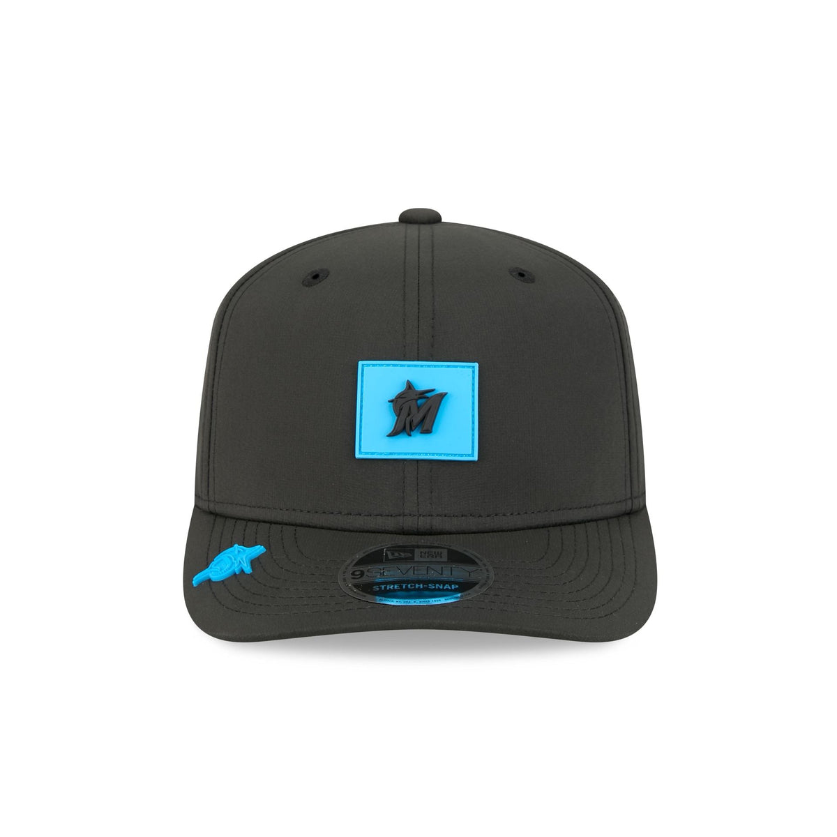 Miami Marlins 2026 Clubhouse 9SEVENTY Stretch-Snap Hat
