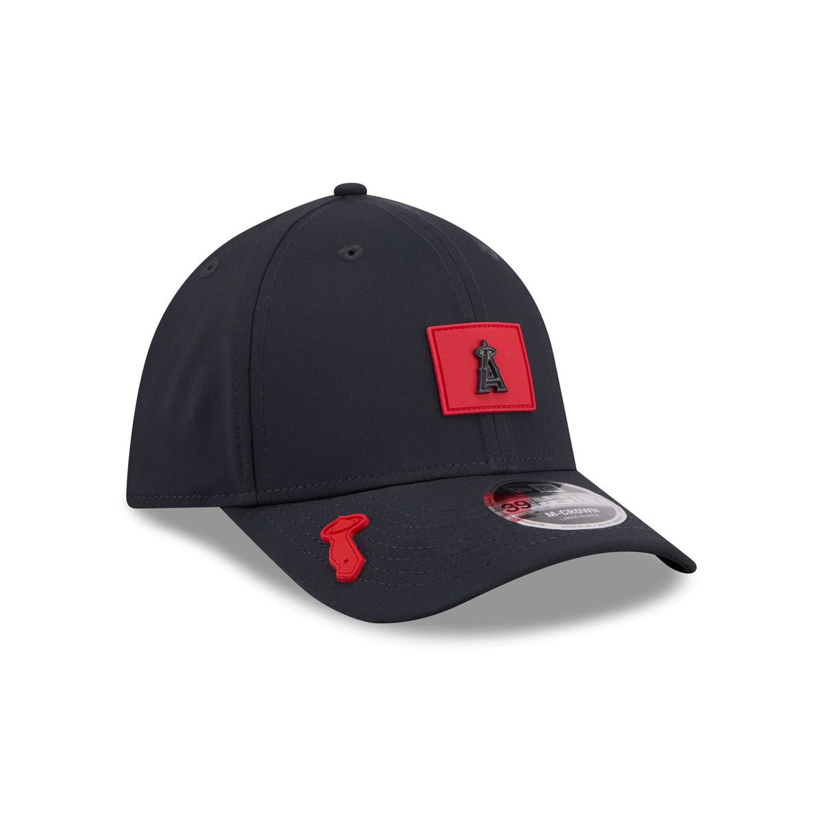 Los Angeles Angels 2026 Clubhouse 39THIRTY M-Crown Stretch Fit Hat