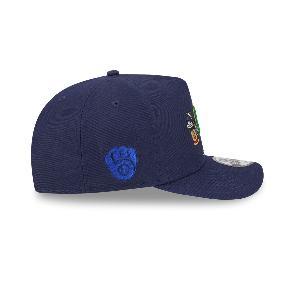 Milwaukee Brewers Cartoon 9FIFTY A-Frame Snapback Hat