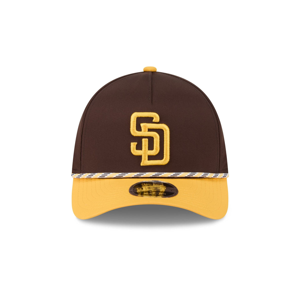 San Diego Padres Rope 39THIRTY M-Crown A-Frame Stretch Fit Hat