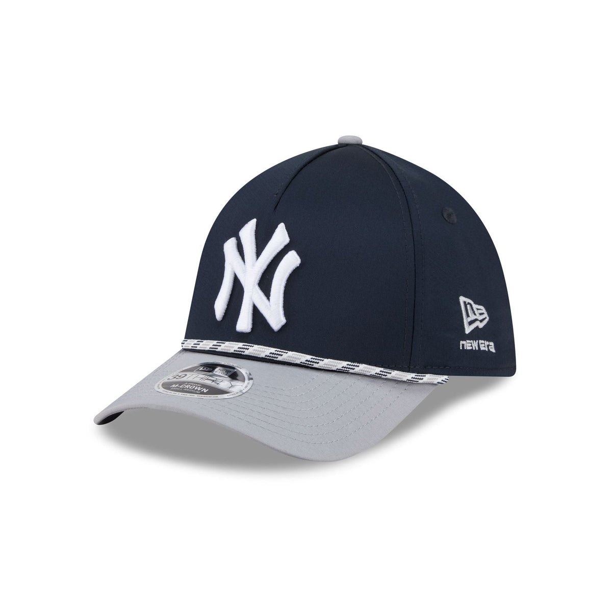 New York Yankees Rope 39THIRTY M-Crown A-Frame Stretch Fit Hat