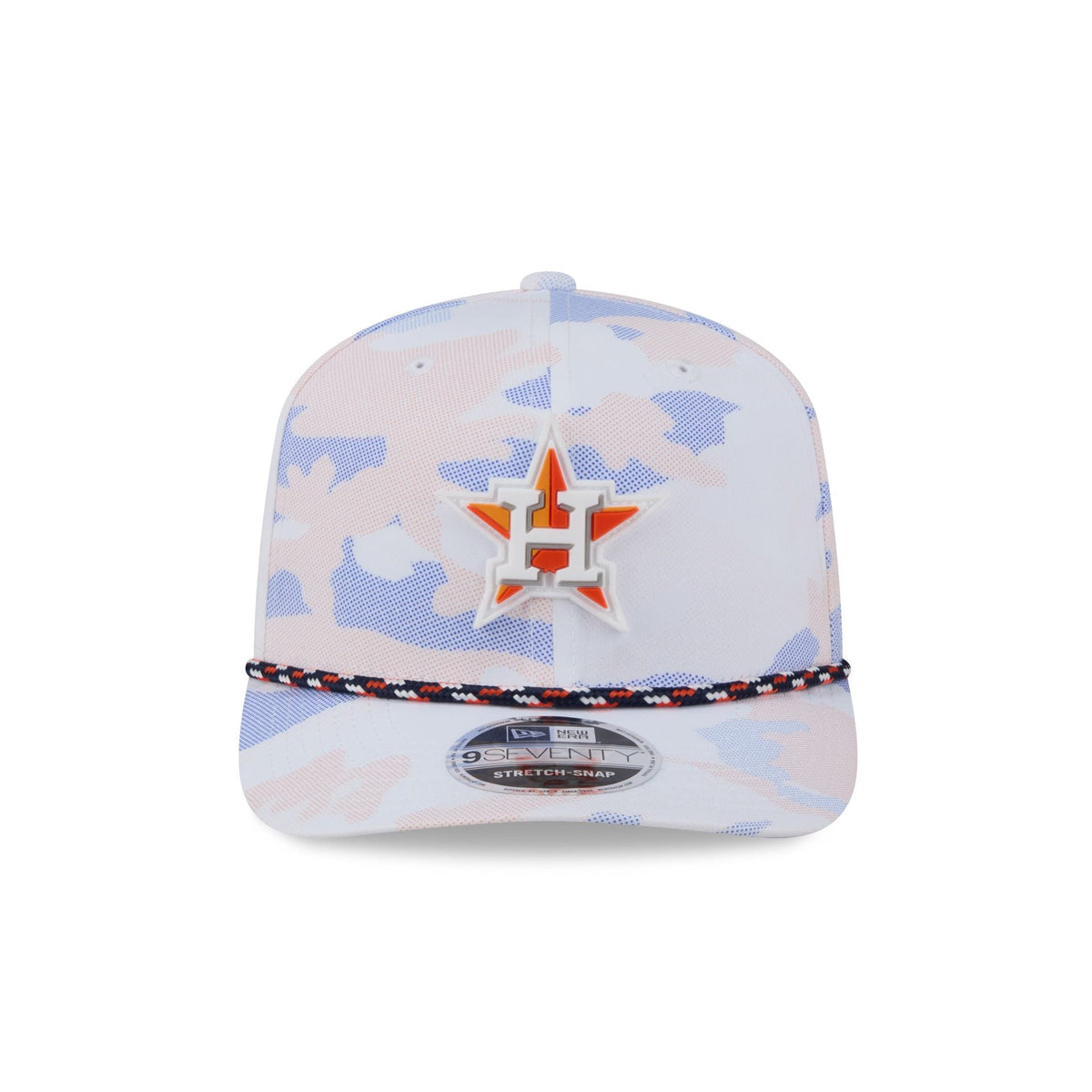 Houston Astros White Camo Performance Rope 9SEVENTY Stretch-Snap Hat