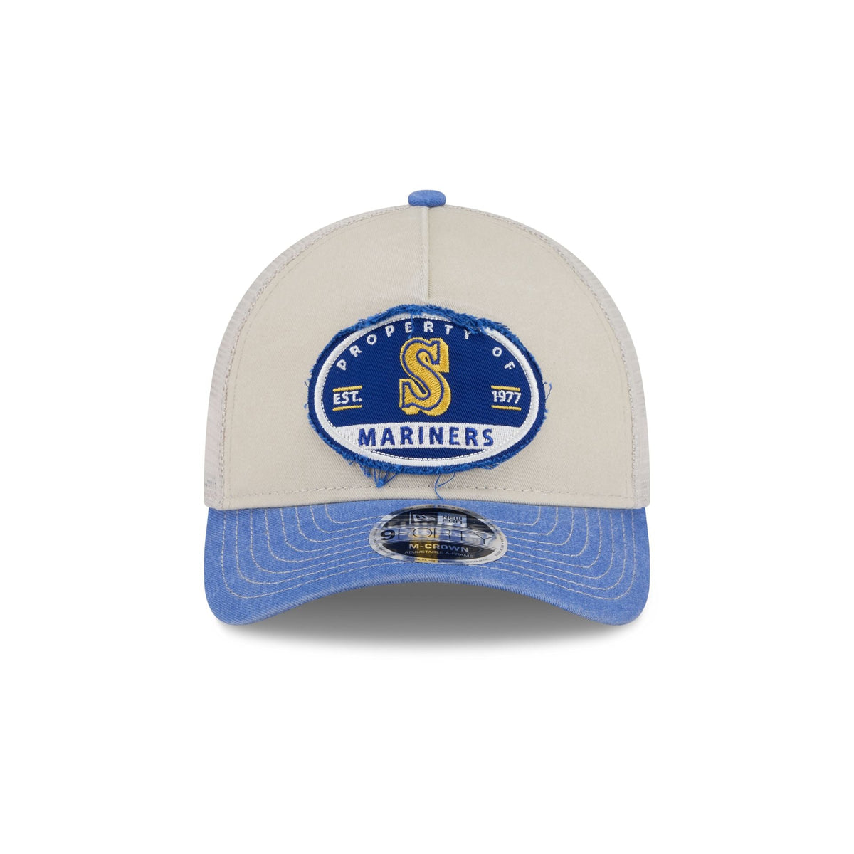 Seattle Mariners Frayed 9FORTY M-Crown A-Frame Trucker Hat
