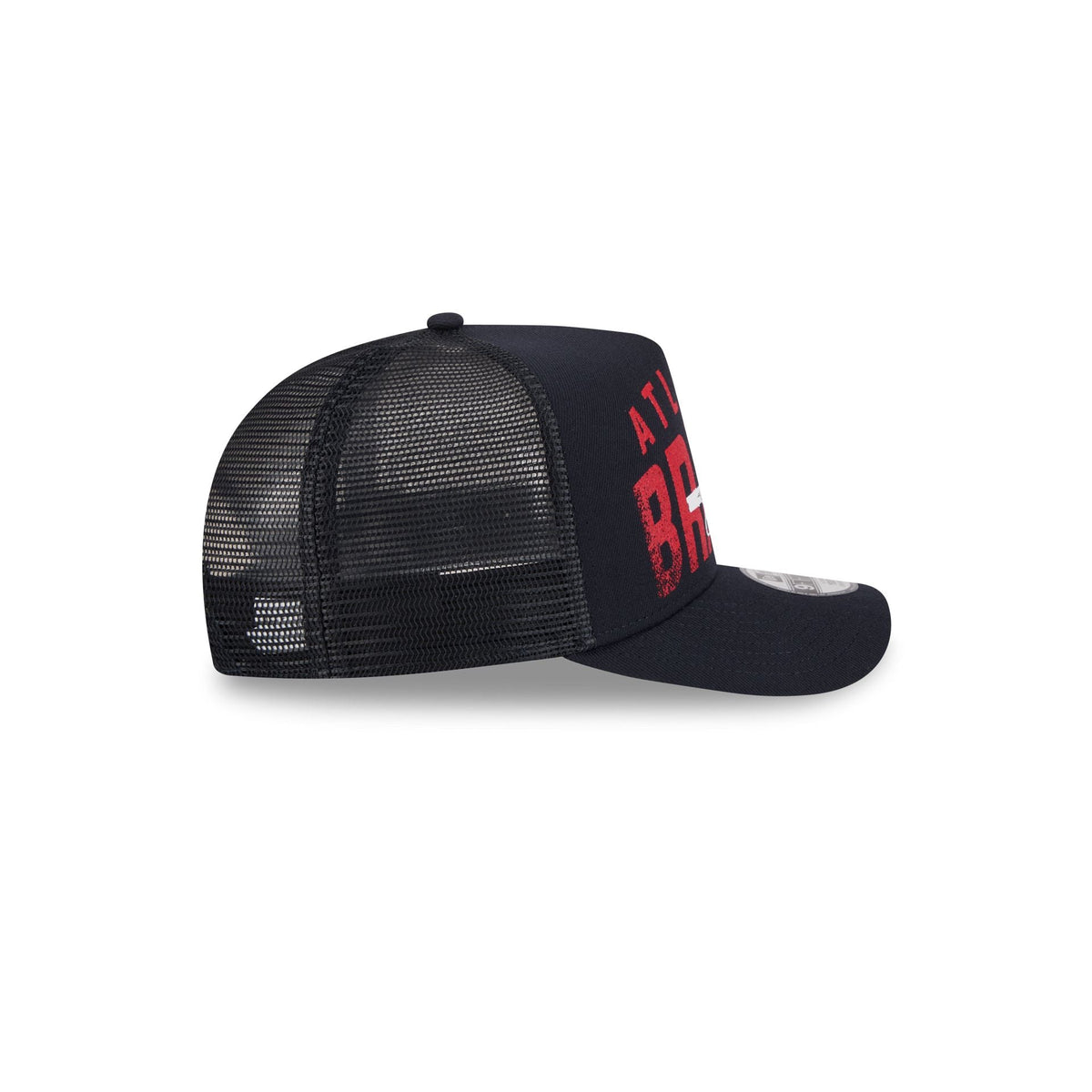 Atlanta Braves Logo Fade Kids 9FIFTY A-Frame Trucker Hat