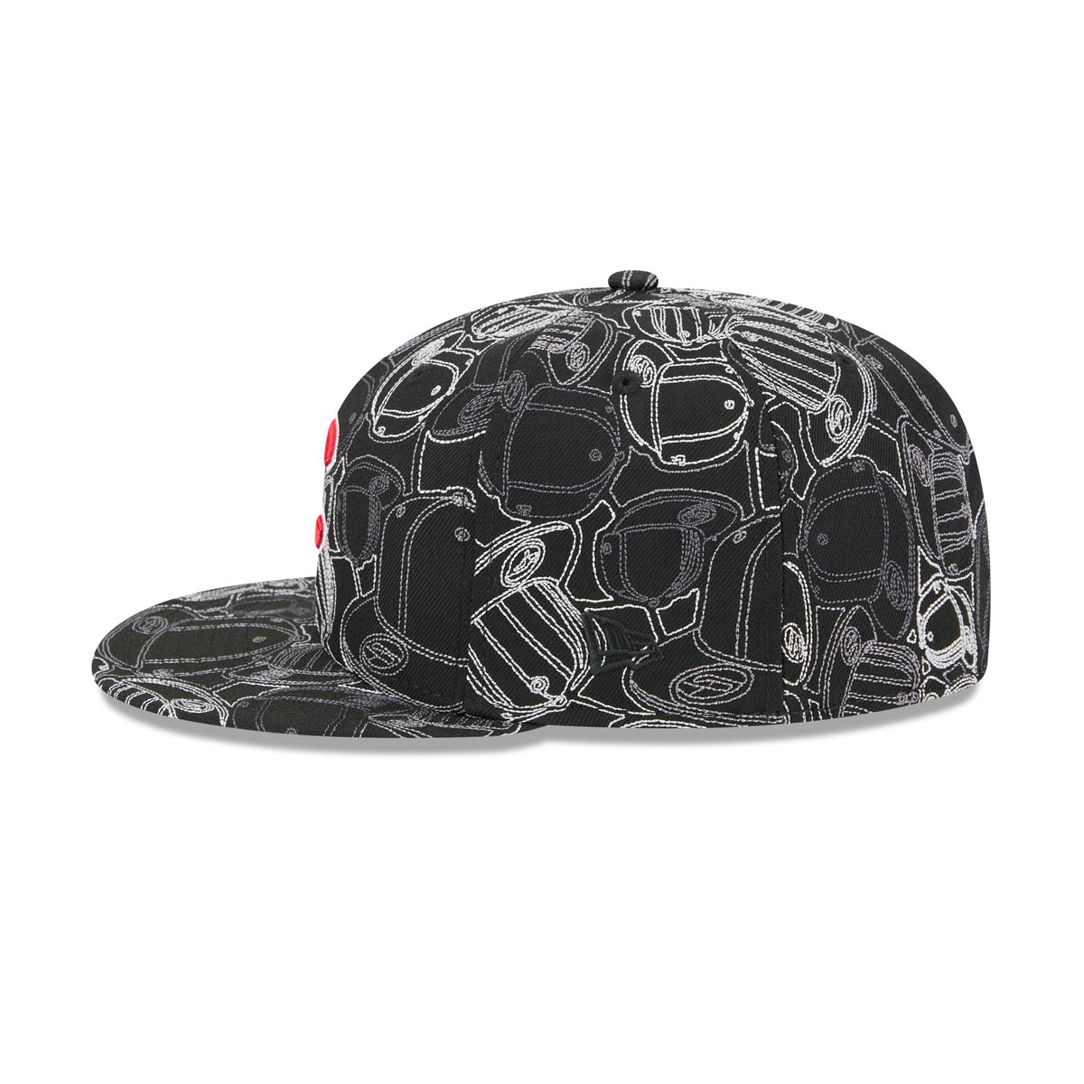 Chicago Cubs Cap Scramble 59FIFTY Fitted Hat