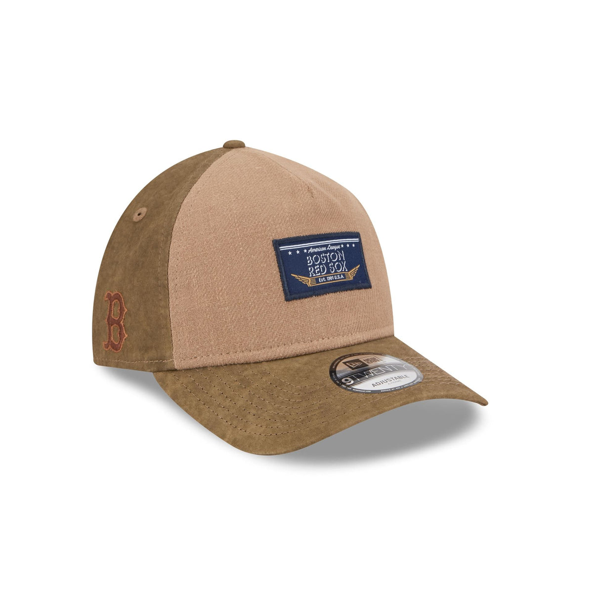 Boston Red Sox Utility Linen 9TWENTY A-Frame Adjustable Hat