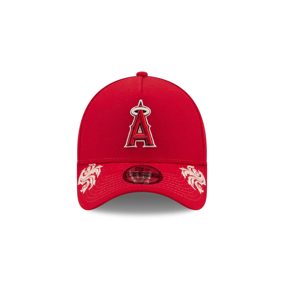 Los Angeles Angels Script 9FORTY A-Frame Snapback Hat