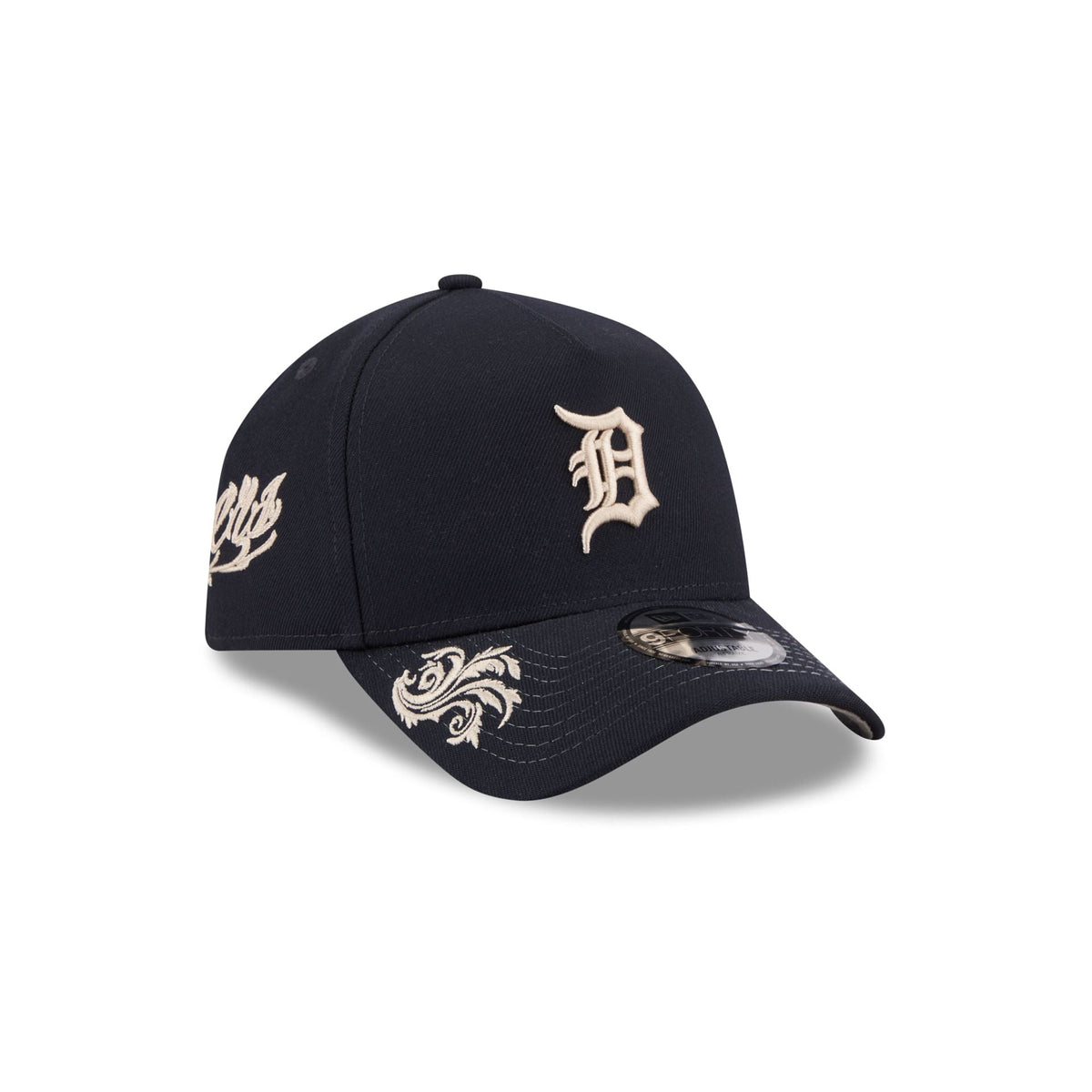 Detroit Tigers Script 9FORTY A-Frame Snapback Hat